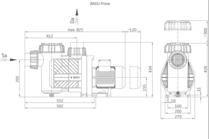 Bigger view of Badu Prime afmetingen