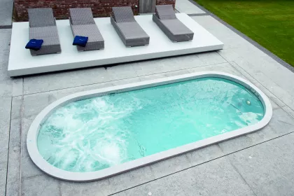 Bigger view of Tegenstroom Swimspa met verschuifbaar terras ClimaWorldCover