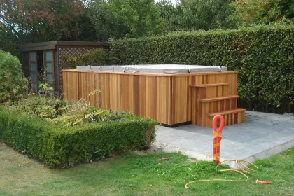 Bigger view of Aquatrainer 14fX opbouw met ceder omkasting