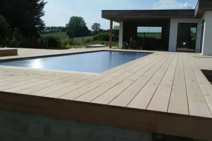 Bigger view of Monobloc zwembad met hoge skimmer