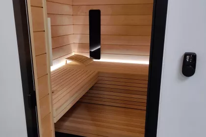 Bigger view of Sauna op maat in Alder met ingewerkte infraroodstralers