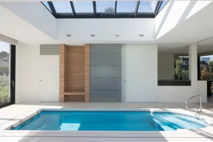 Bigger view of Swimspa met tegenstroom in poolhouse
